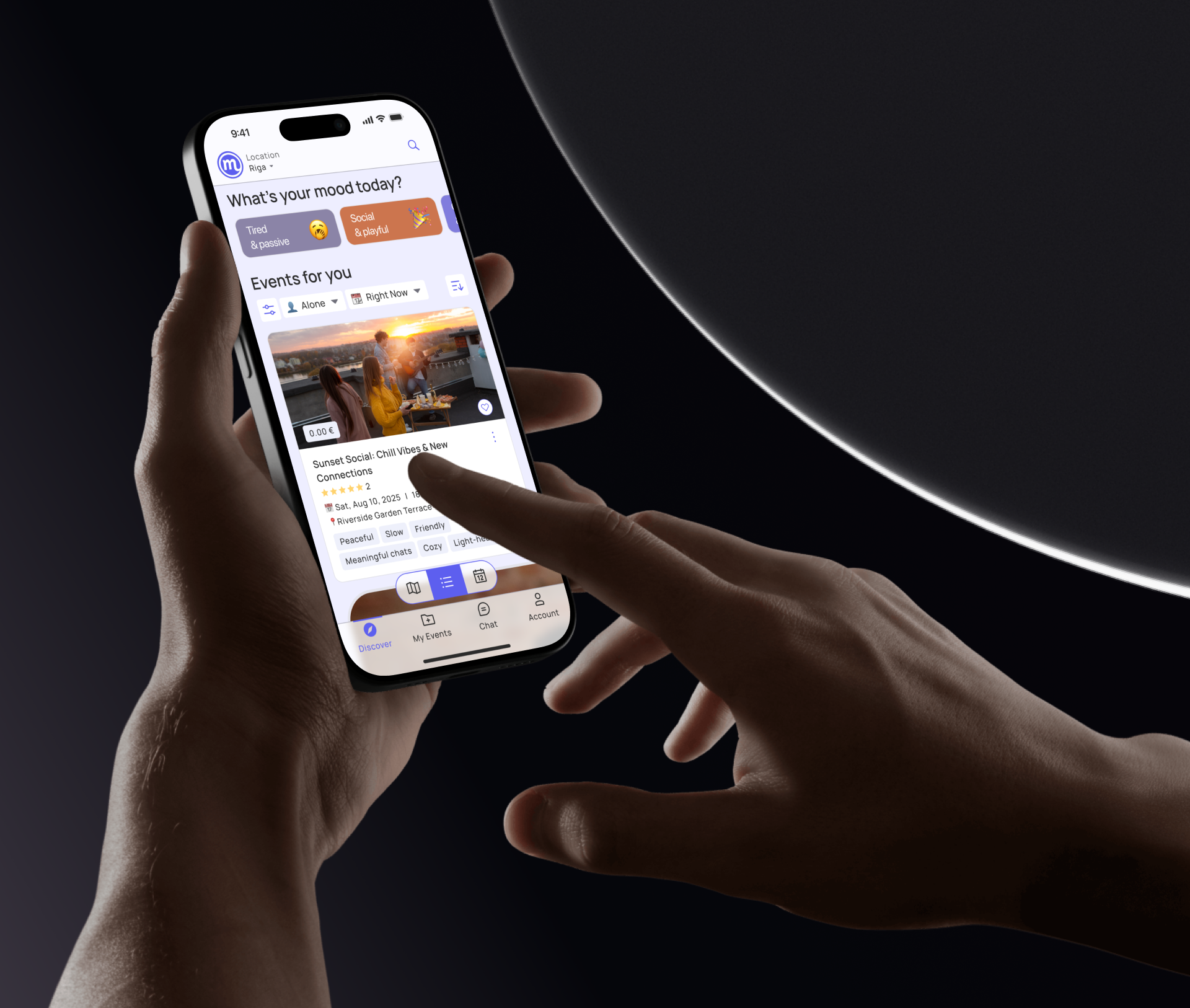 Meeta social app case study preview